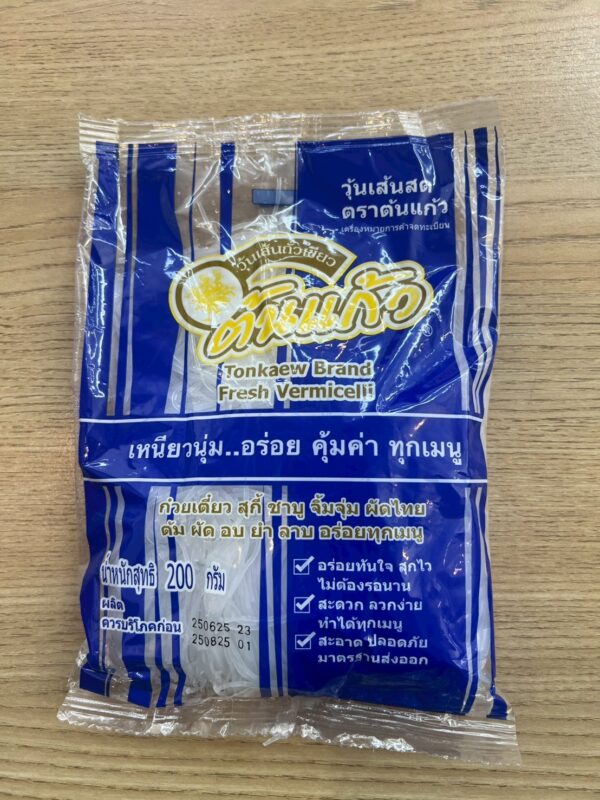 วุ้นเส้นสด ตราต้นแก้ว 200 กรัม